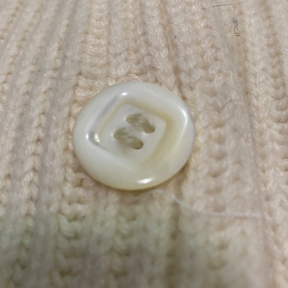 Vintage Donna Karan Multi-Ply 100% Cashmere Cardigan Sweater Oversize Medium - Picture 4 of 8